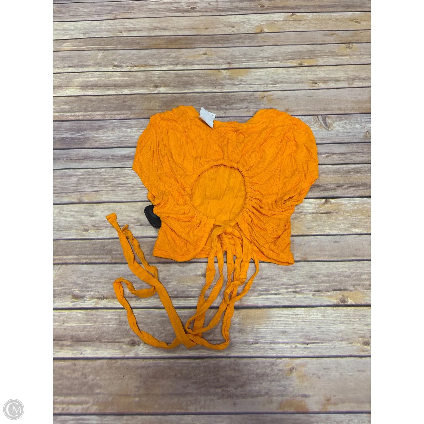 Top Short Sleeve By Aerie In Orange, Size: M