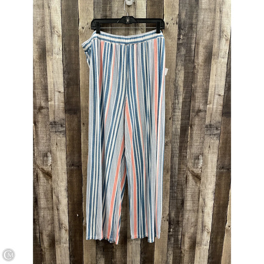 Pants Wide Leg By Cato In Striped Pattern, Size: 4x