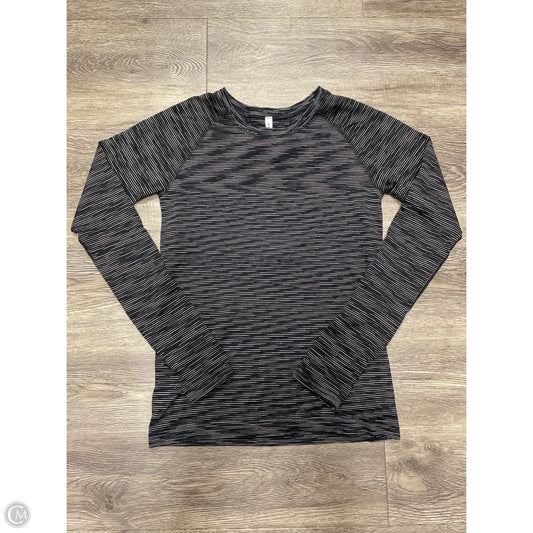 Athletic Top Long Sleeve Crewneck By Athleta In Black, Size: M