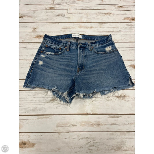 Shorts By Abercrombie And Fitch In Blue Denim, Size: 4