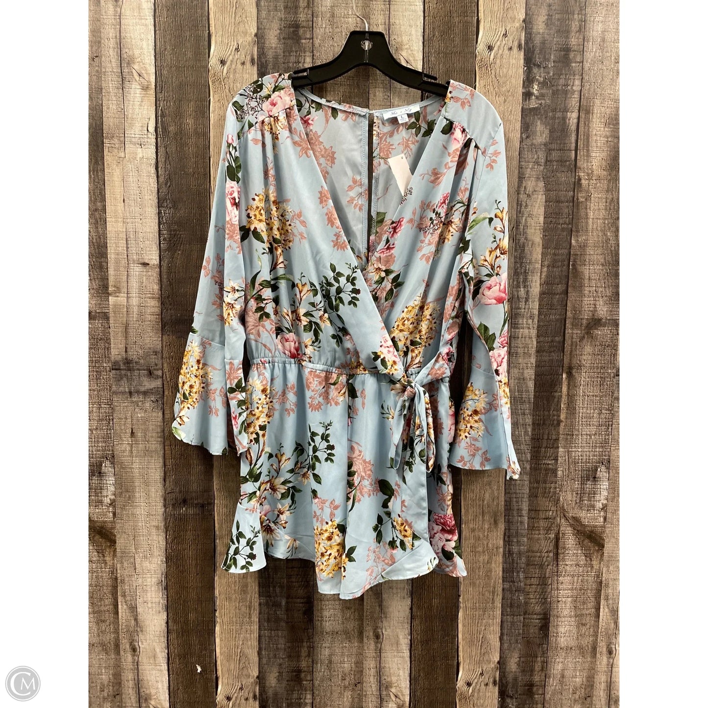 Dress Casual Short By She + Sky In Floral Print, Size: L