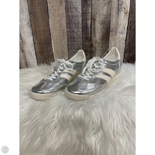 Shoes Sneakers By Madden Girl In Silver, Size: 9.5
