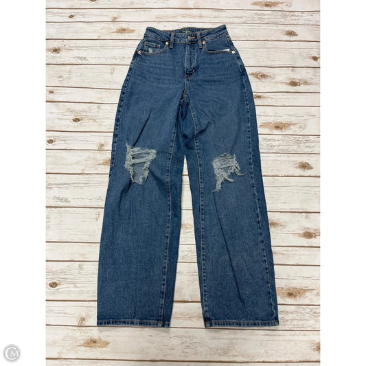 Jeans Straight By Wild Fable In Blue Denim, Size: 0