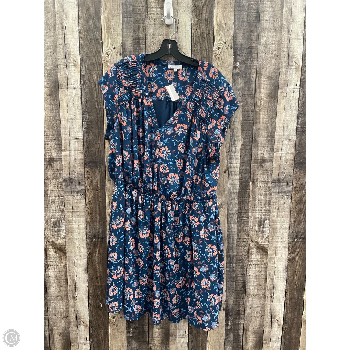 Dress Casual Midi By Dr2 In Blue, Size: 2x