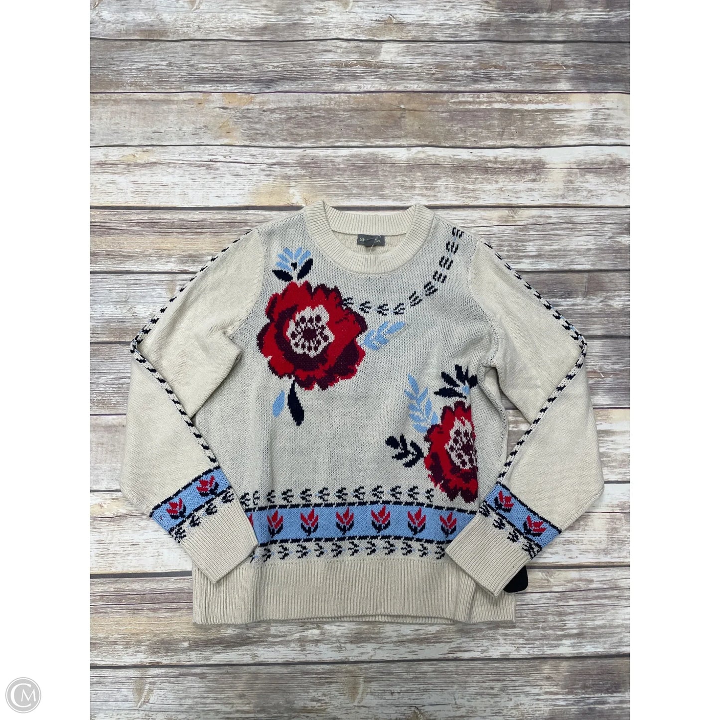 Sweater By Style And Company In Multi-colored, Size: M