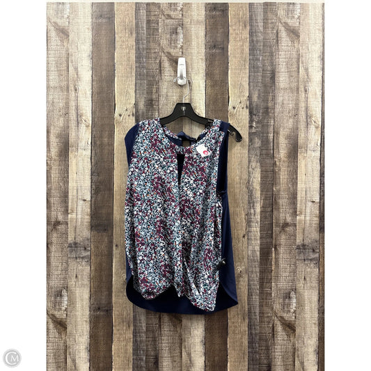 Top Sleeveless By 41 Hawthorn In Blue, Size: L