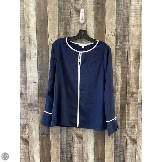 Top Long Sleeve By 41 Hawthorn In Navy, Size: M