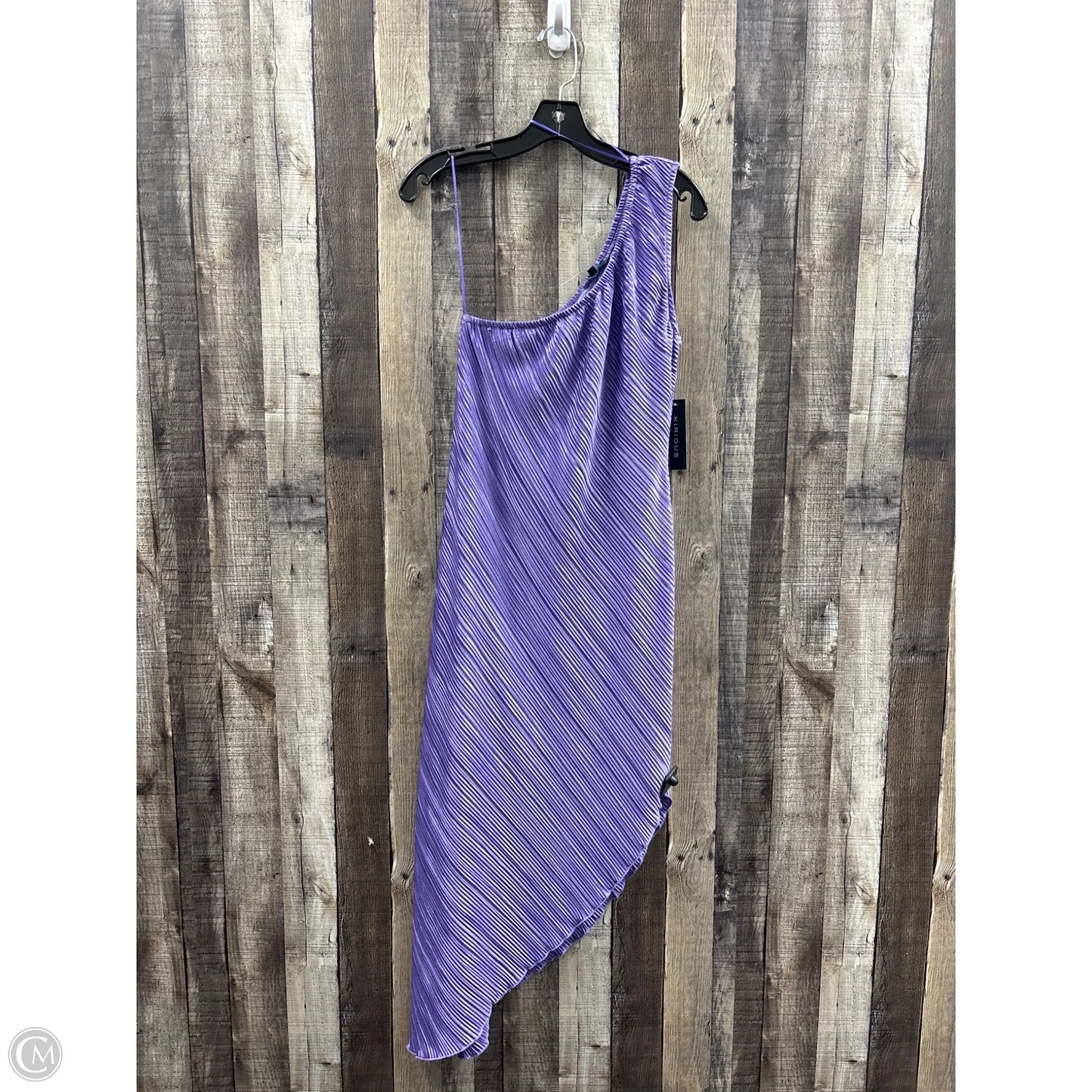 Dress Casual Midi By Cme In Purple, Size: L