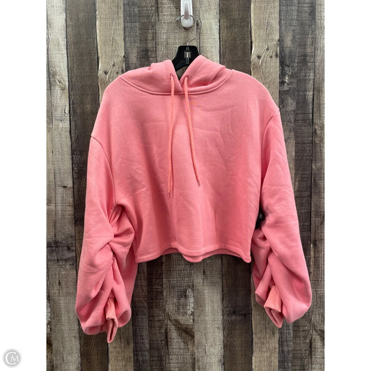 Sweatshirt Hoodie By Hyfve In Pink, Size: M