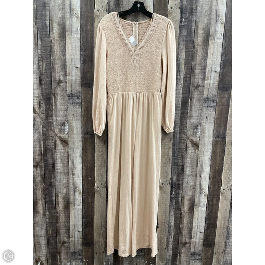 Jumpsuit By Cme In Beige, Size: M
