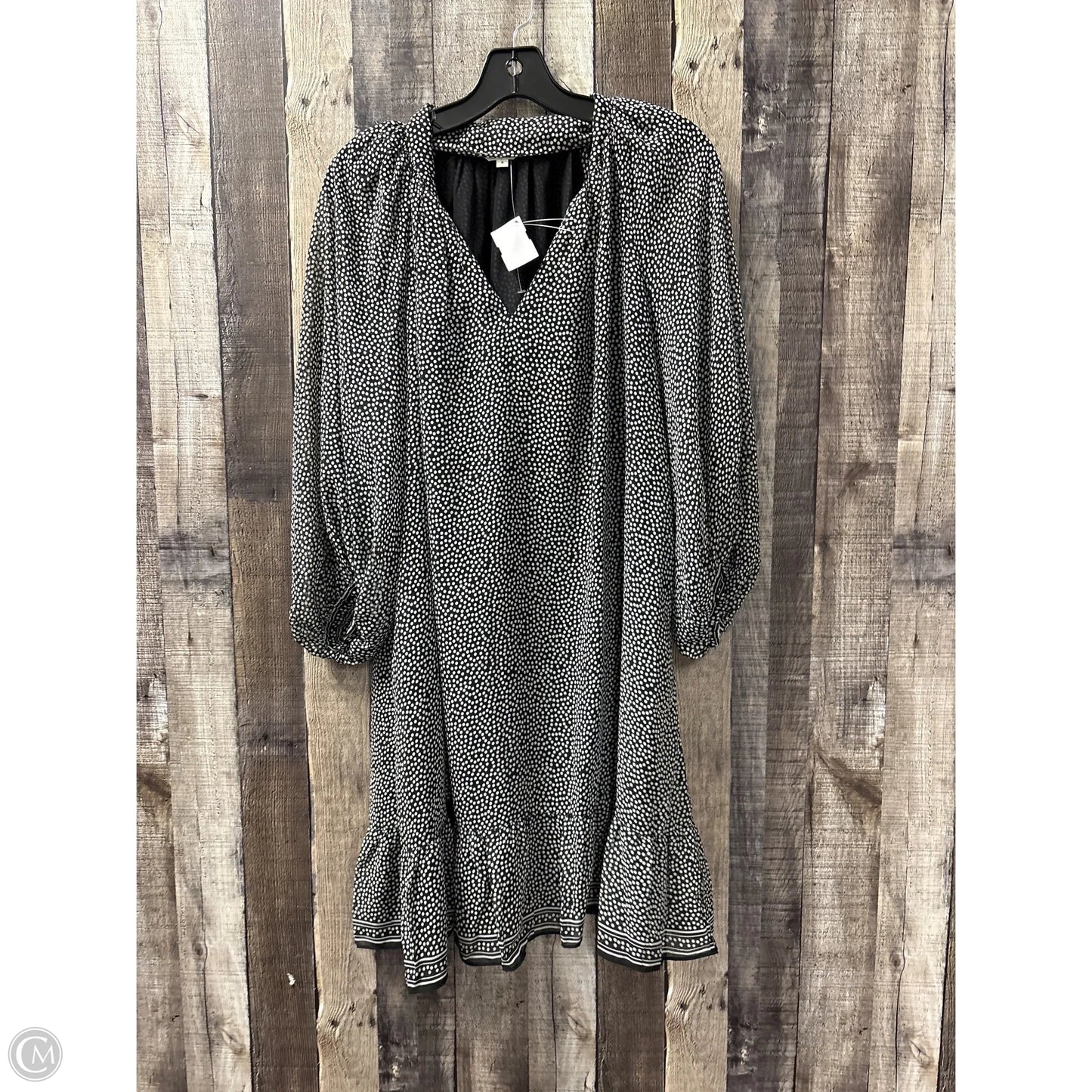 Dress Casual Midi By Max Studio In Polkadot Pattern, Size: S