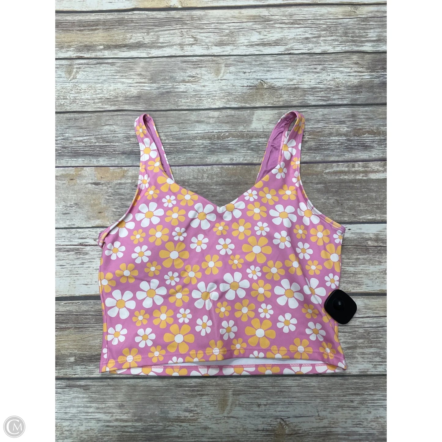 Athletic Bra By Pink Lily In Pink, Size: L