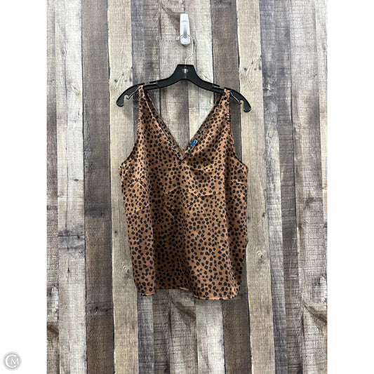 Top Sleeveless By Old Navy In Animal Print, Size: L