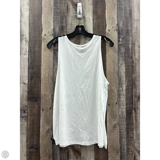 Athletic Tank Top By All In Motion In White, Size: Xl