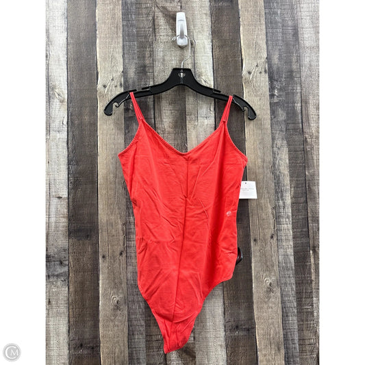 Top Sleeveless By American Eagle In Red, Size: L