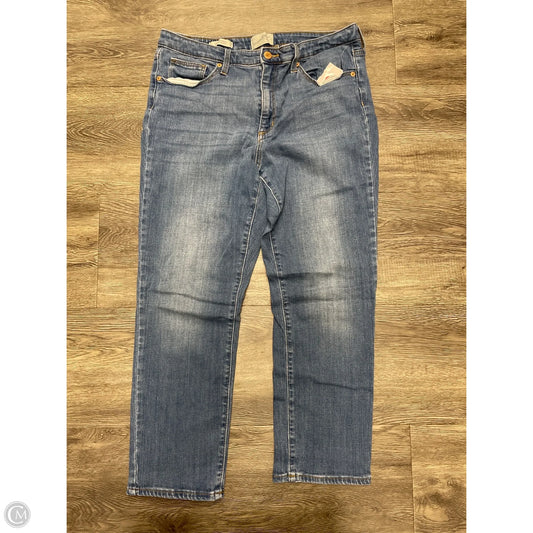 Jeans Straight By Universal Thread In Blue Denim, Size: 14