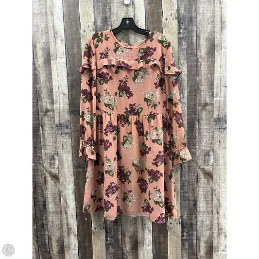 Dress Casual Short By Loft In Floral Print, Size: M