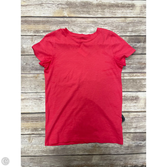 Top Short Sleeve By J. Crew In Coral, Size: M