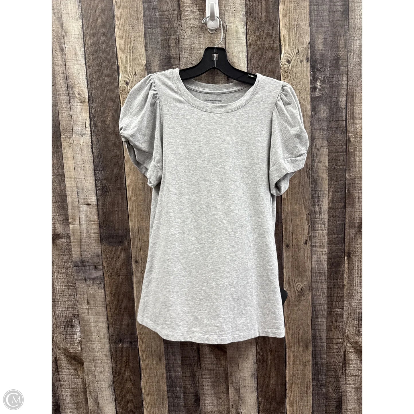 Top Short Sleeve Basic By Amazon Essentials In Grey, Size: M