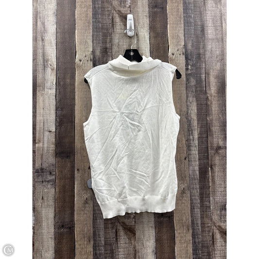 Top Sleeveless By Cable And Gauge In White, Size: Xl
