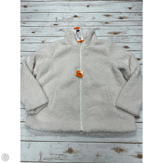 Jacket Faux Fur & Sherpa By 32 Degrees In White, Size: Xxl