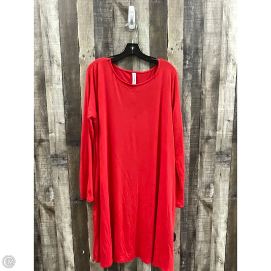 Cardigan By Zenana Outfitters In Red, Size: 2x
