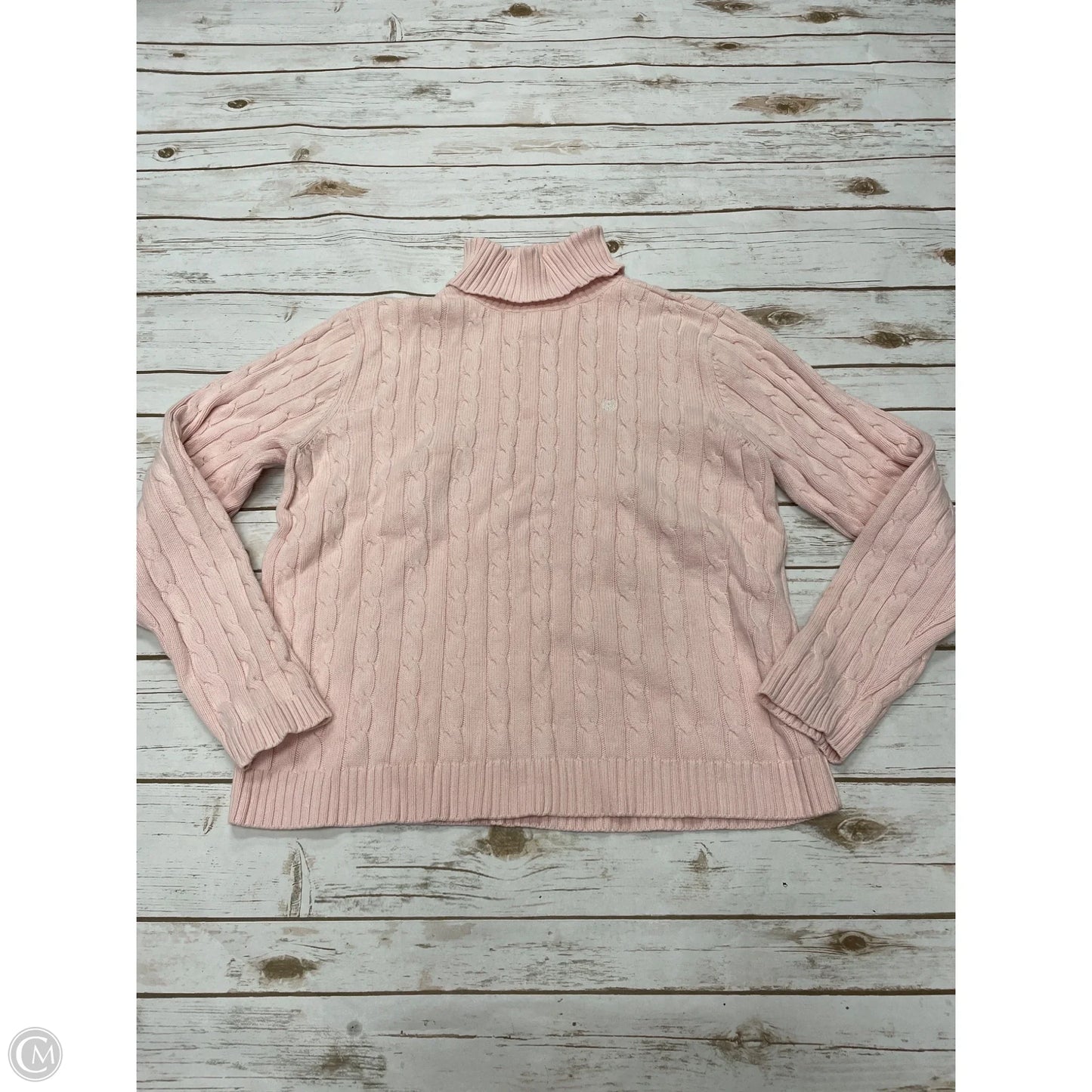 Sweater By Chaps In Pink, Size: Xl