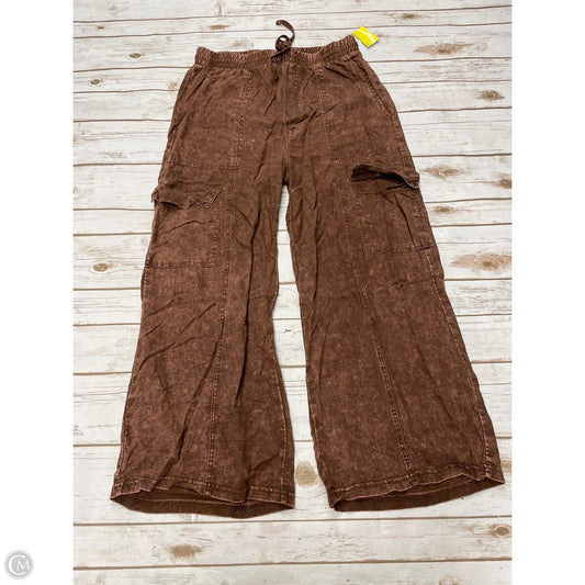 Pants Cargo & Utility By Zenana In Brown, Size: L
