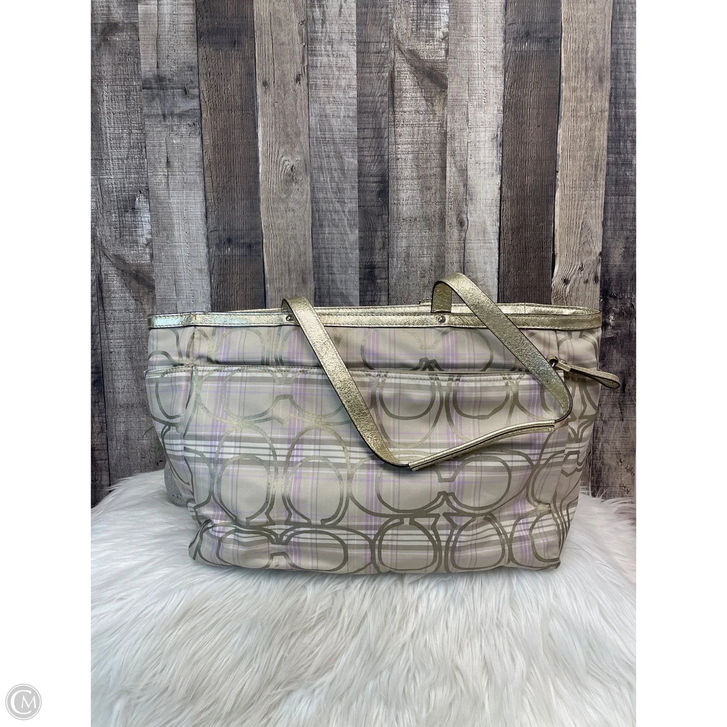 Handbag Designer By Coach, Size: Large