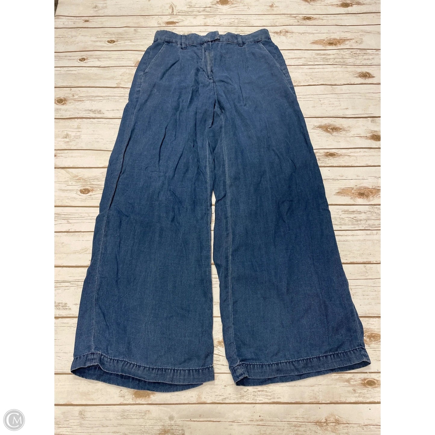 Pants Wide Leg By American Eagle In Navy, Size: 4