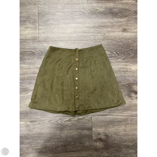 Skirt Mini & Short By Altard State In Green, Size: S