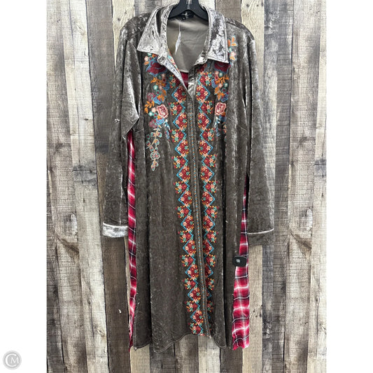 Dress Casual Maxi By Andree By Unit In Multi-colored, Size: 1x