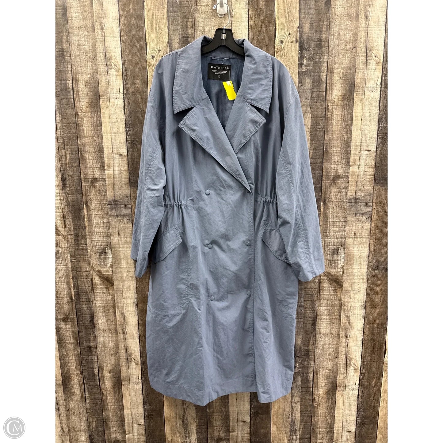 Jacket Windbreaker By Athleta In Blue, Size: Xl