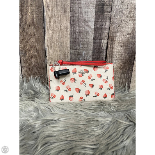 Wristlet Designer By Coach, Size: Medium