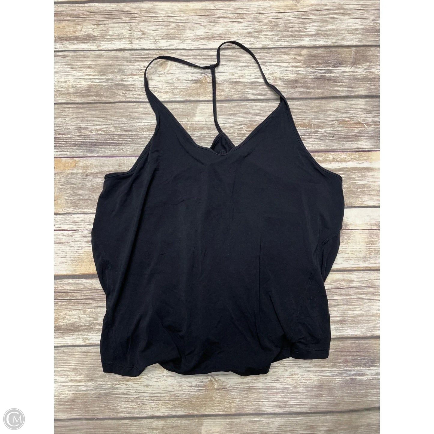 Athletic Tank Top By Lululemon In Black, Size: 12