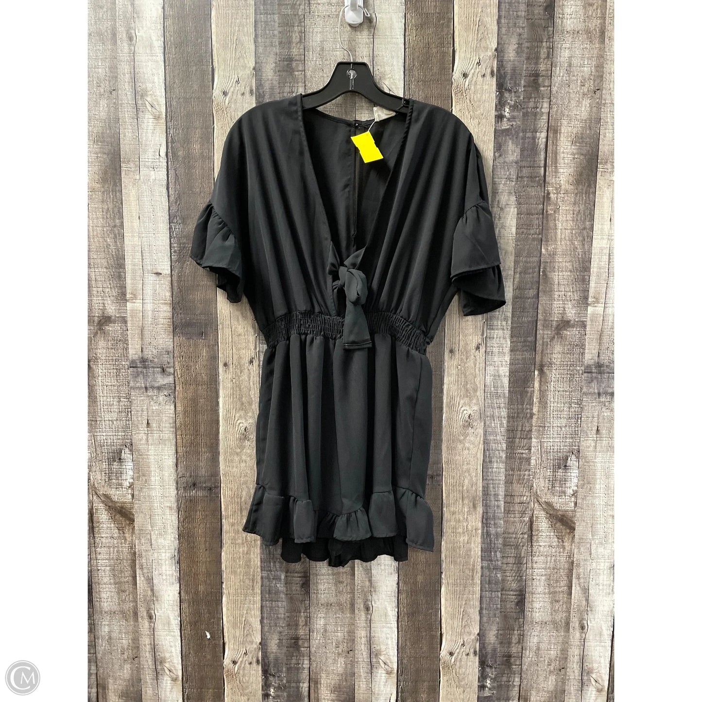 Romper By Peach Love Cream California In Black, Size: L