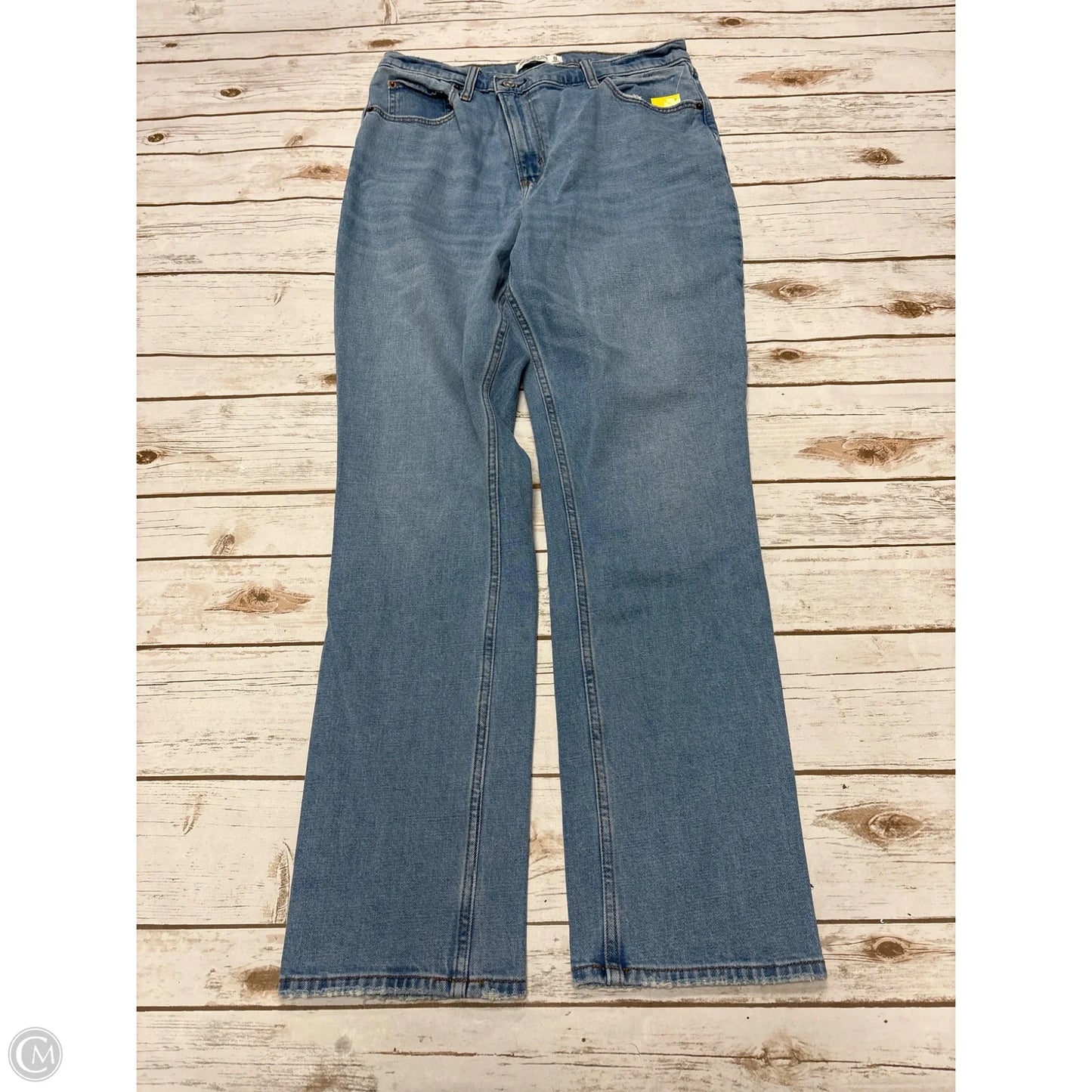 Jeans Flared By Abercrombie And Fitch In Blue Denim, Size: 12
