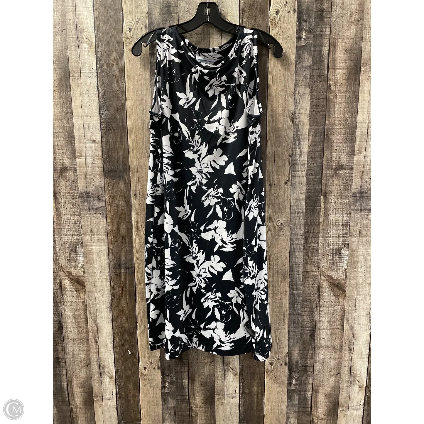 Athletic Dress By Columbia In Black & White, Size: Xxl