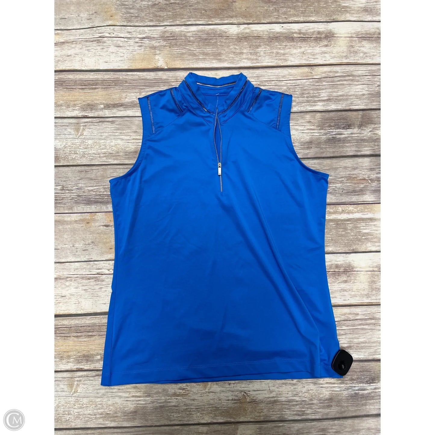 Athletic Tank Top By Tail In Blue, Size: L