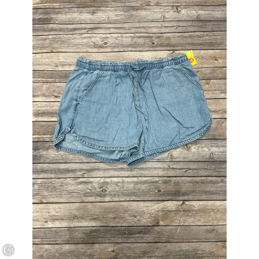 Shorts By American Eagle In Blue Denim, Size: L