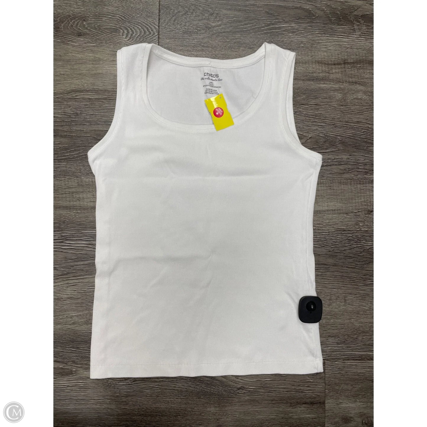 Tank Top By Chicos In White, Size: M
