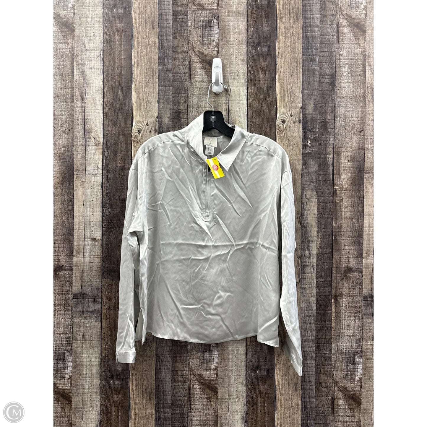 Top Long Sleeve By Joie In Grey, Size: M