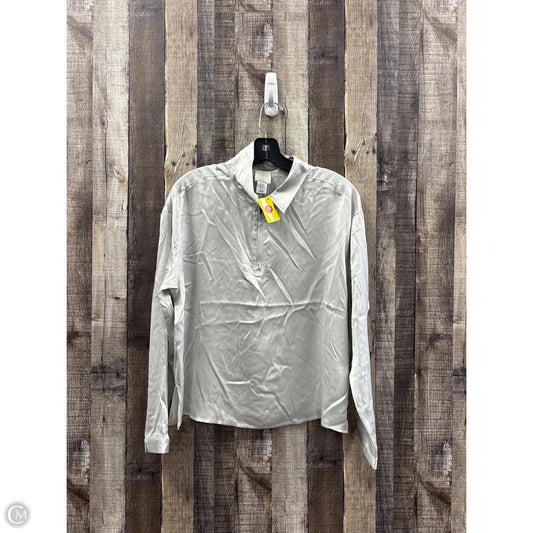 Top Long Sleeve By Joie In Grey, Size: M