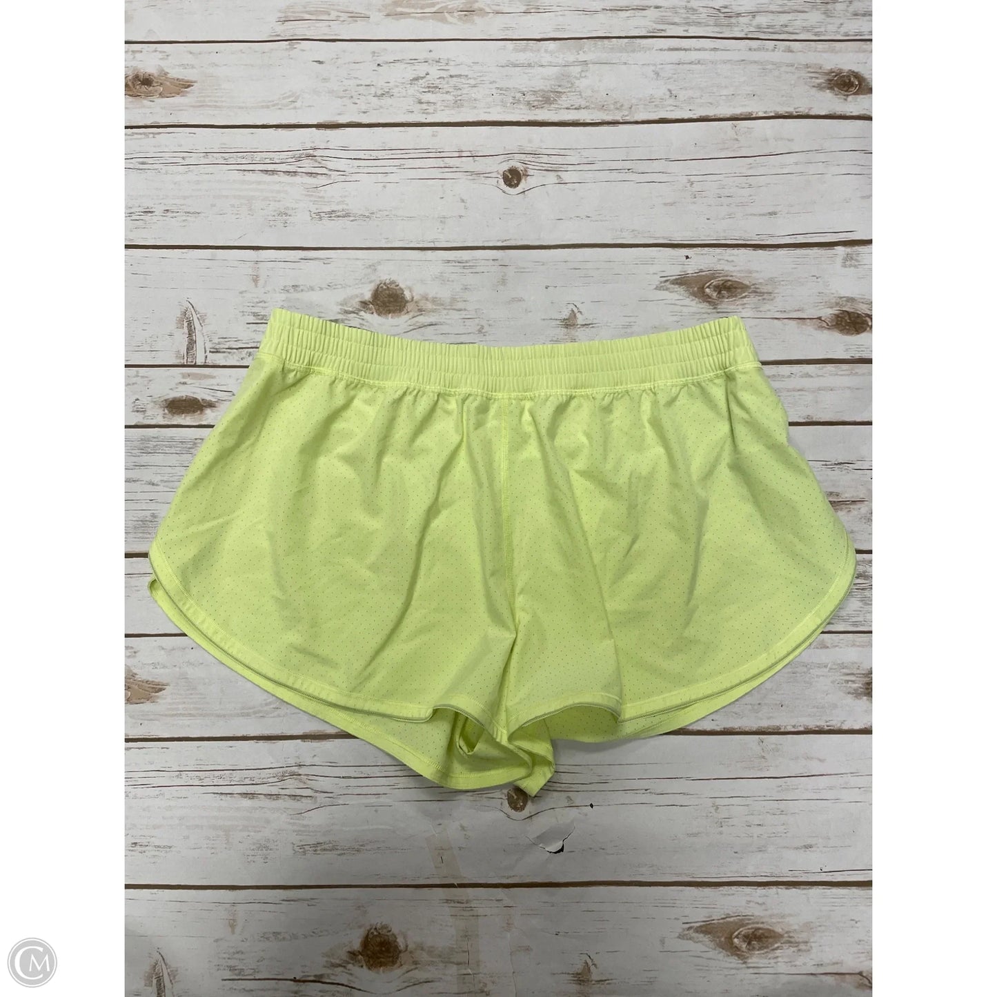 Athletic Shorts By Lululemon In Yellow, Size: 14