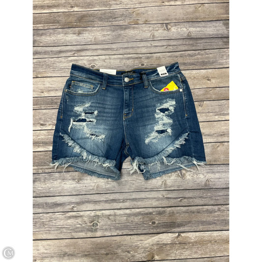 Shorts By Judy Blue In Blue Denim, Size: L