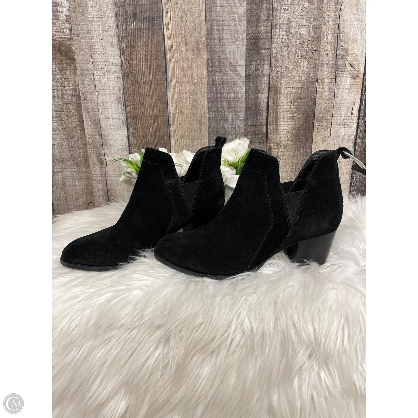 Boots Ankle Heels By Mia In Black, Size: 6