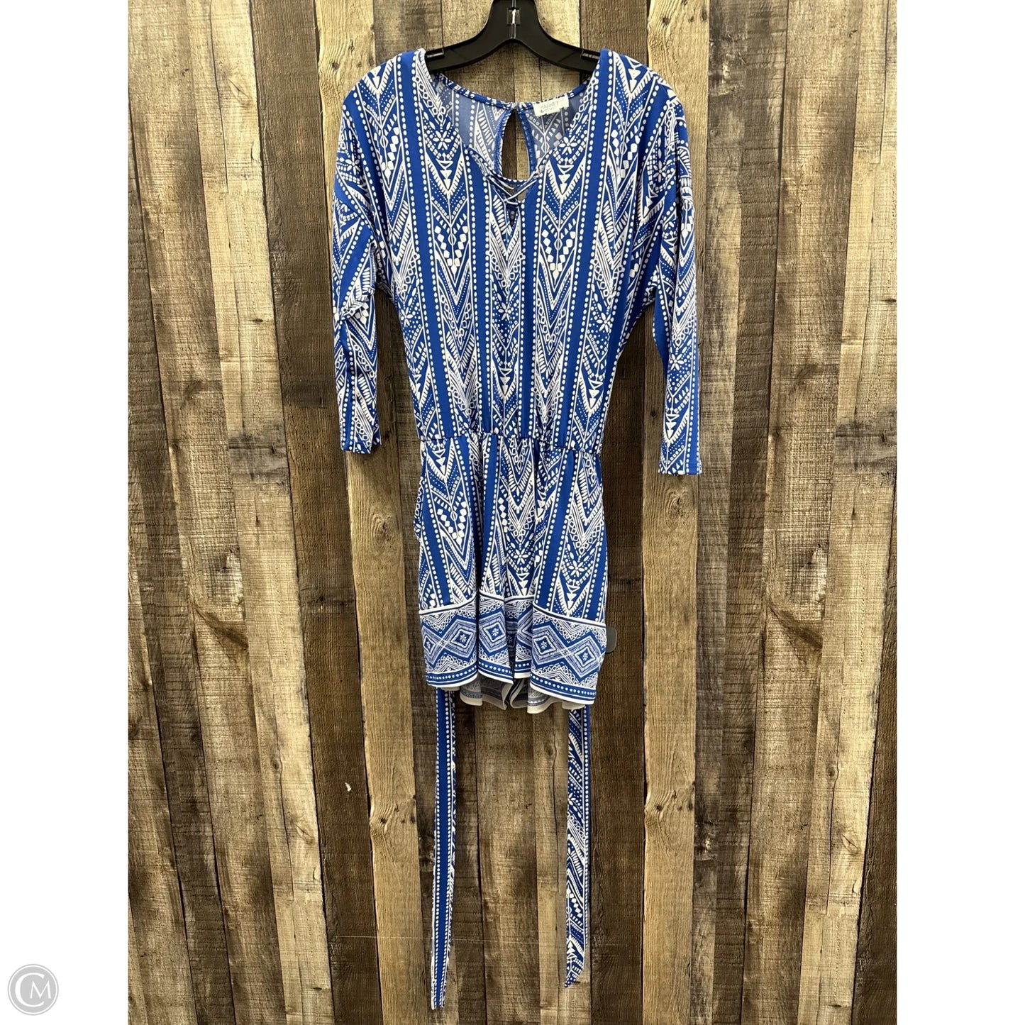 Romper By Market & Spruce In Blue & White, Size: S