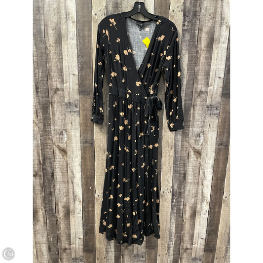 Dress Casual Maxi By Who What Wear In Black & Gold, Size: Xs