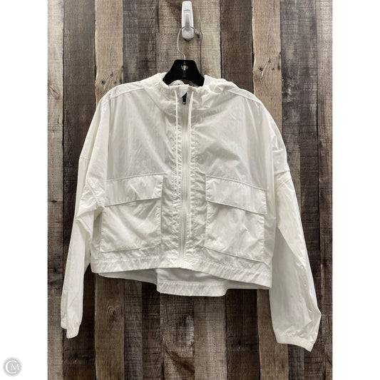 Jacket Windbreaker By Dsg Outerwear In White, Size: Xs