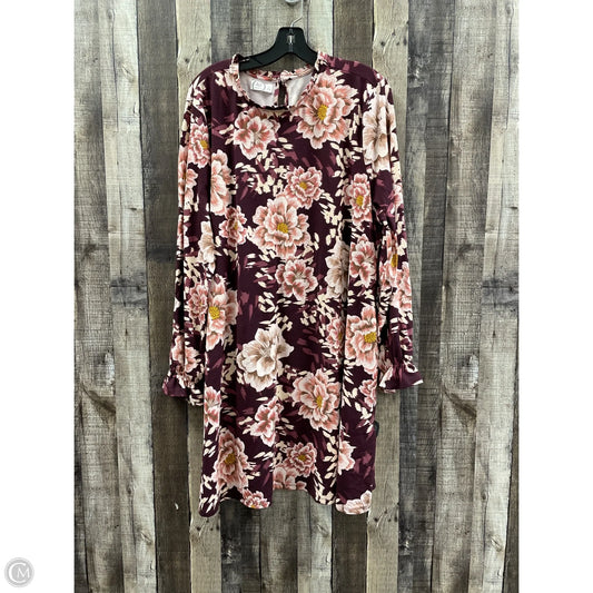 Dress Casual Midi By Maurices In Multi-colored, Size: 2x